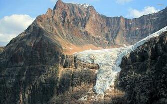 Glacier Jasper National Park Wallpaper Nature