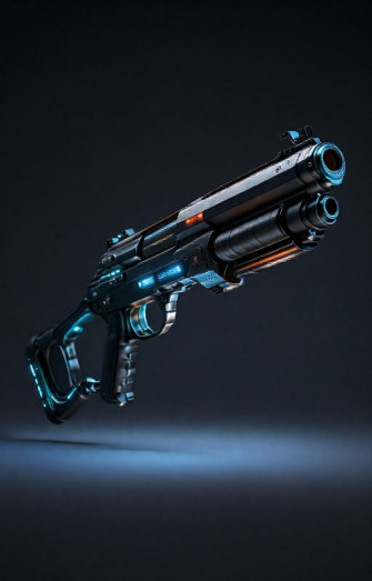 3d Guns Wallpaper