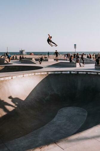 Venice Beach Skate Park Pictures Image