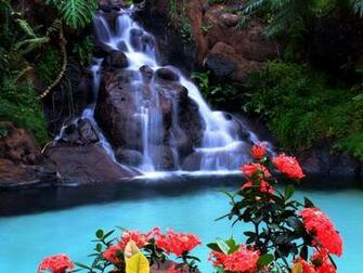 Wallpaper Water Fall HD Widescreen Desktop