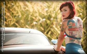 Carina Van Tattoomodel Widescreen Wallpaper Pixeleyes