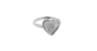 Silver Tryzub Heart Golden Lion Jewelry