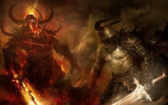 Angel And Demon Wallpaper HD Background In Anime