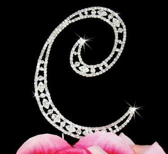 Pin Diamond Letter Quot P Wallpaper Cake Picture For And