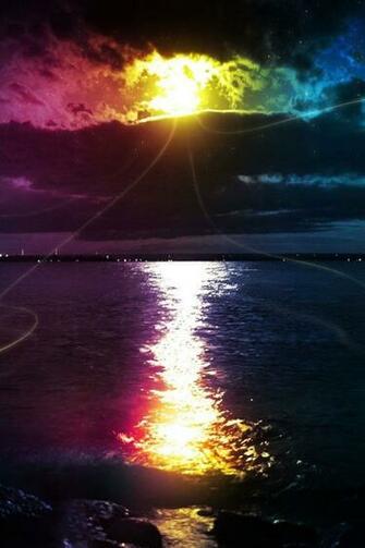 Rainbow Sunset Wallpaper Funny Photos
