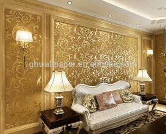 Wall Paper Design Home Decor 3d Wallpaper Silver Metallic