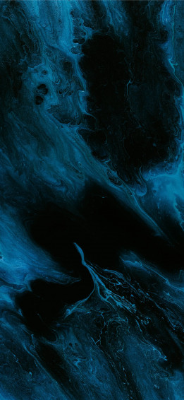 Blue And White Water Waves iPhone Wallpaper