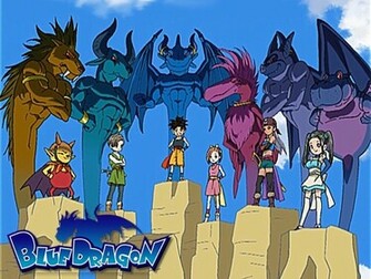 Blue Dragon Wallpaper