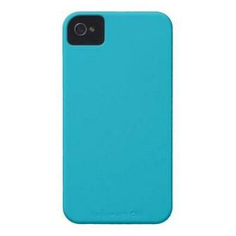 Plain Teal Background iPhone Cases