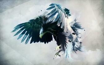 Eagle Artwork Digital Art Wallpaper HD Desktop And