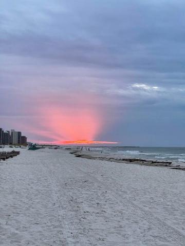 Sunrise This Morning Orange Beach Al No Edit On These Pictures