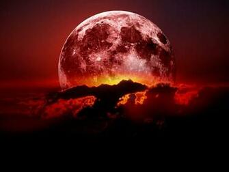 Red Moon Wallpaper HD In Space Imageci