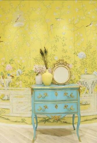 Vintage Wallpaper Furnishings