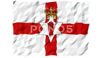 Video Flag Of Northern Ireland 3d Wallpaper Animation