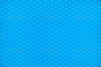 Blue Shiny Hexagon Bubble Tile Texture Background Stock Photo