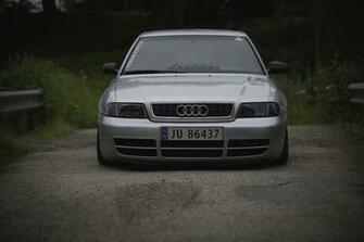 Silver Audi Car A4 Stanceworks Norway B5 S4 Quattro