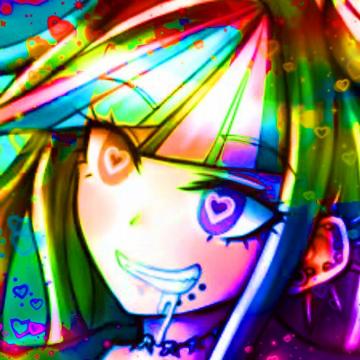 Ibuki Mioda Anime Cover Photo Aesthetic Glitchcore