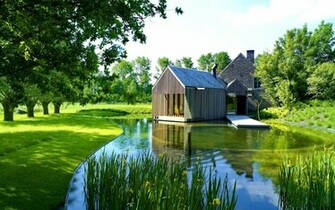 Tag House And Pond Wallpaper Background Photos Imageand
