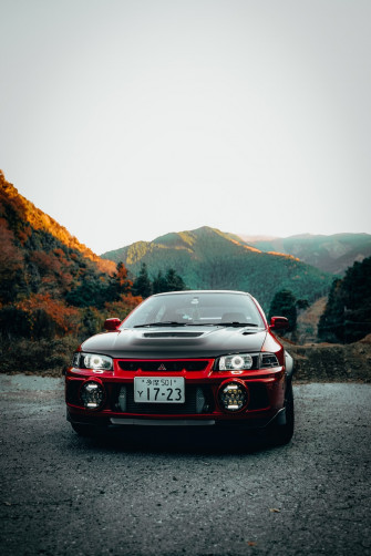 Black Audi A On Sunny Day Photo Fussa Image