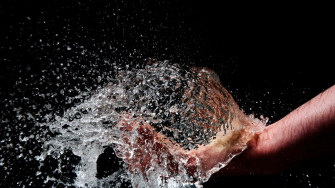 Water Splash Background Wallpaper