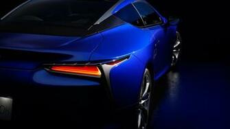Lexus Lc 500h Structural Blue 4k Wallpaper HD Car