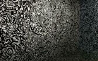 Brain Teaser Psychedelic Wallpaper Stock