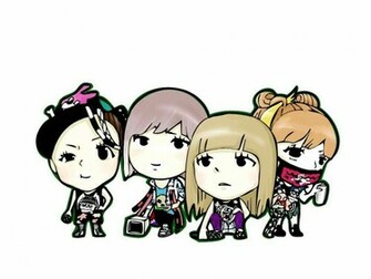 2ne1 Logo Wallpaper Dara