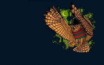 Freddy Krueger Owl Wallpaper For Widescreen Desktop Pc Full