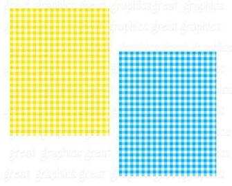 Large Gingham Check Digital Background Paper Printable