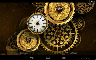 Live Clock Wallpaper On