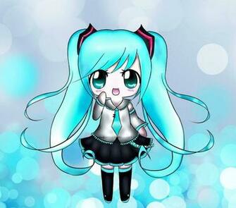 Chibi Miku Hatsune Wallpaper