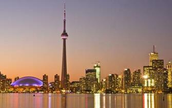 Toronto Canada Coast Skyscrapers Architecture Wallpaper