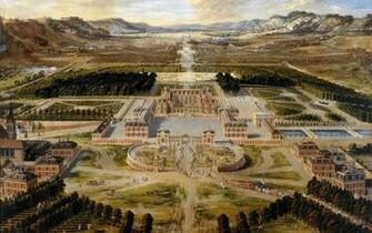 Paintings Palace Of Versailles Pierre Patel Wallpaper