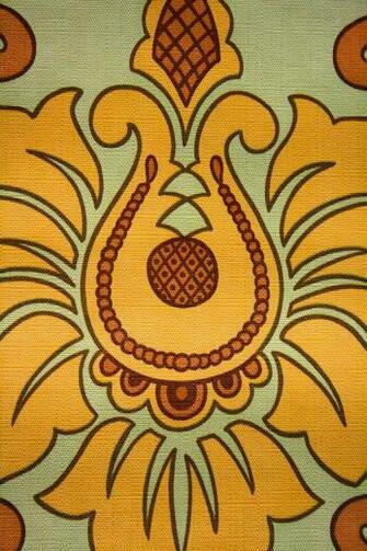 Vintage Baroque Style Vinyl Wallpaper