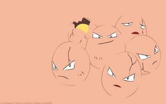 Exeggcute Minimal Pokemon Generation I HD Wallpaper