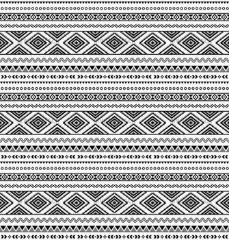Aztec Seamless Pattern Tribal Black And White Background Car Pictures