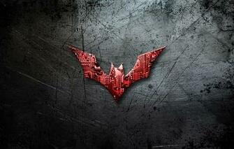 Wallpaper Batman Beyond Logo Dc Comics Metal Scratches