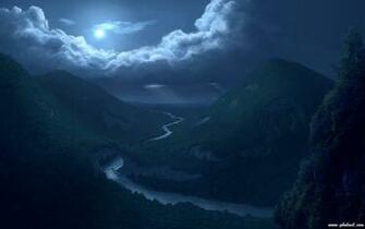 Amazing Mountains With Cloudy Weather Desktop Wallpaper