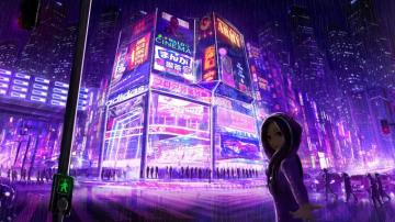 Cyberpunk Wallpaper Google Search Pemandangan Anime