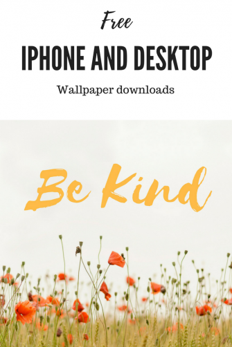 Be Kind Wallpaper