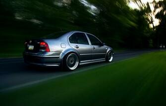 Volkswagen Jetta Mk4 Stance Grey Tuning