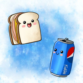 Cute Food Sandwich And Pepsi By Ppgxrrb Fan Deviantart