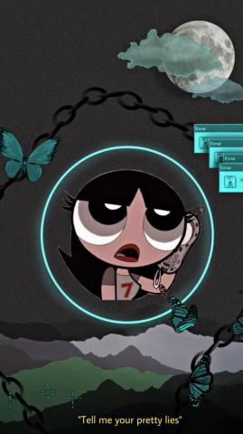 Buttercup Wallpaper Powerpuff Girls Neon