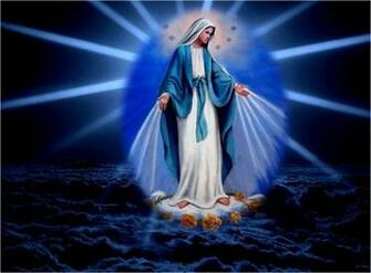 Virgin Mary Collages Abstract Background Wallpaper On