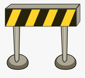 Roadblock Best Barrier Clipart Transparent