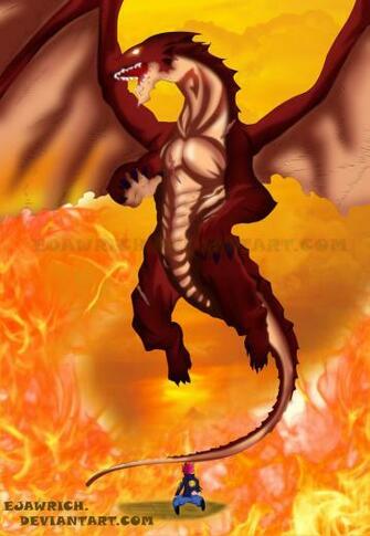 Fairy Tail Natsu And Igneel Wings Of Hope By Ejawrich On
