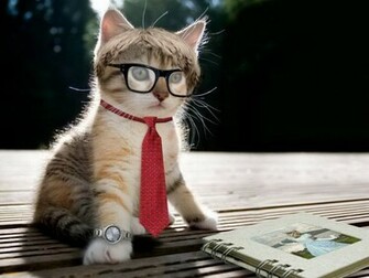 Stylish Kitten Wallpaper And Image Pictures Photos