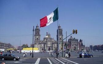National Flag Of Mexico Wallpaper City