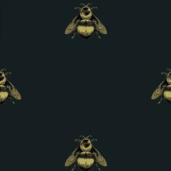 Timorous Beasties Napoleon Bee Wallpaper Occa Home Uk