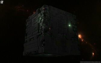 Trek Borg Tactical Cube Star Computer Desktop Wallpaper